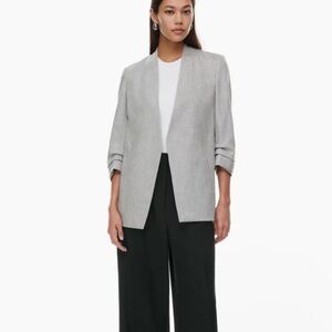 Babaton Light Gray Women's power Blazer